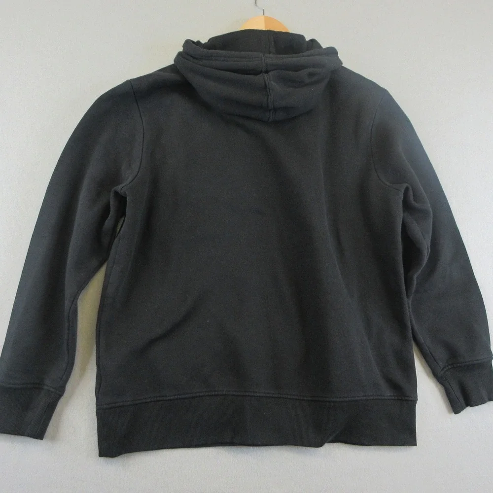 Hurley Hoodie Mens‎ M Black Tropical Floral Graphic Pullover Surf Skate